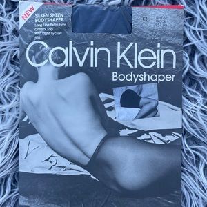 NEW Women's Calvin Klein Bodyshaper Black Long Line Firm Control Top in Size A.